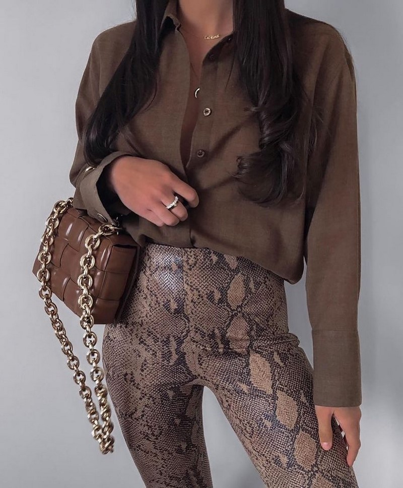 Мода на кожаные брюки 2026: актуальные фасоны в лучших сочетаниях