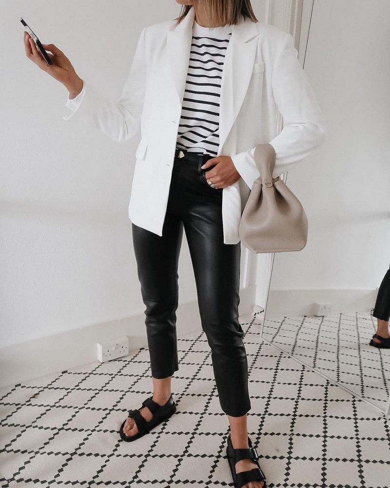 Мода на кожаные брюки 2026: актуальные фасоны в лучших сочетаниях