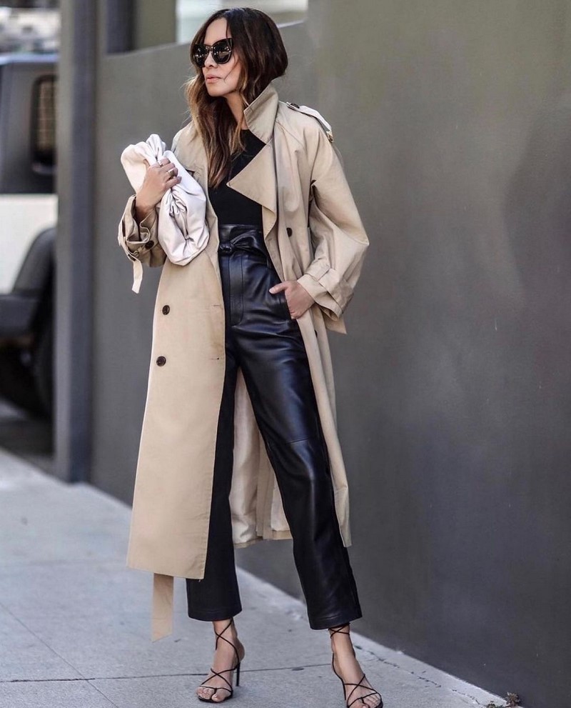 Мода на кожаные брюки 2026: актуальные фасоны в лучших сочетаниях