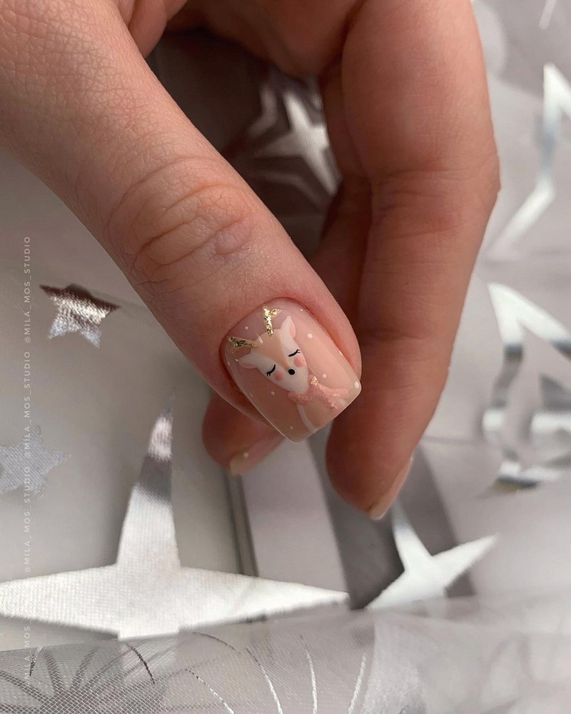 Рисунки в дизайне ноготков осень-зима 2026-2027: фото нейл-арта