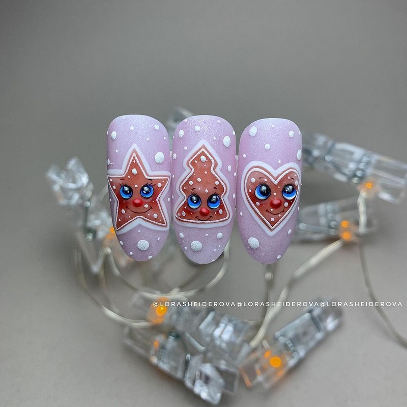 Рисунки в дизайне ноготков осень-зима 2026-2027: фото нейл-арта