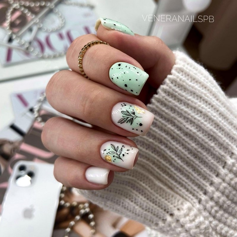 Рисунки в дизайне ноготков осень-зима 2026-2027: фото нейл-арта