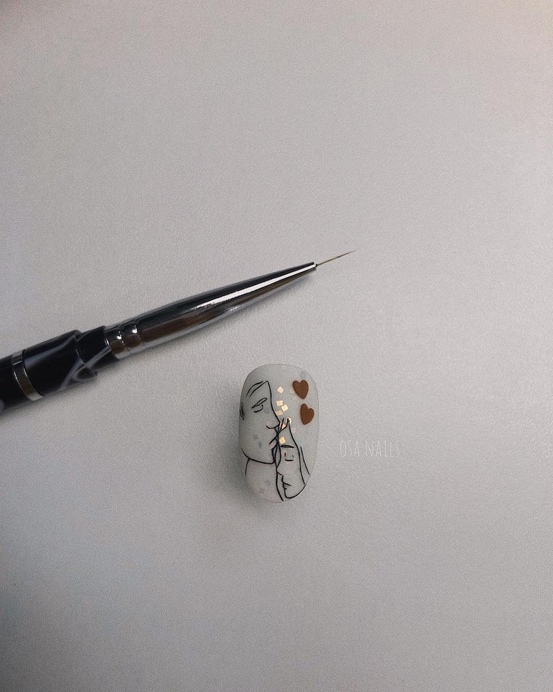 Рисунки в дизайне ноготков осень-зима 2026-2027: фото нейл-арта