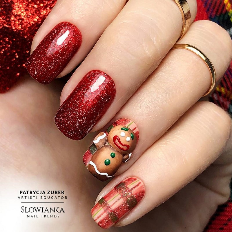 Рисунки в дизайне ноготков осень-зима 2026-2027: фото нейл-арта