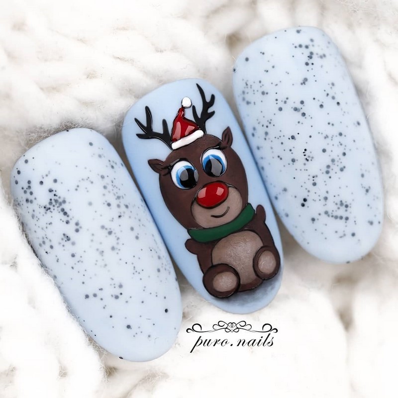 Рисунки в дизайне ноготков осень-зима 2026-2027: фото нейл-арта