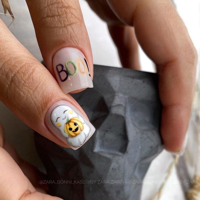 Рисунки в дизайне ноготков осень-зима 2026-2027: фото нейл-арта