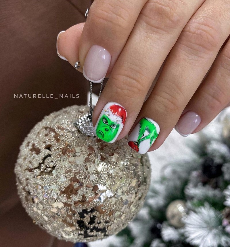 Рисунки в дизайне ноготков осень-зима 2026-2027: фото нейл-арта