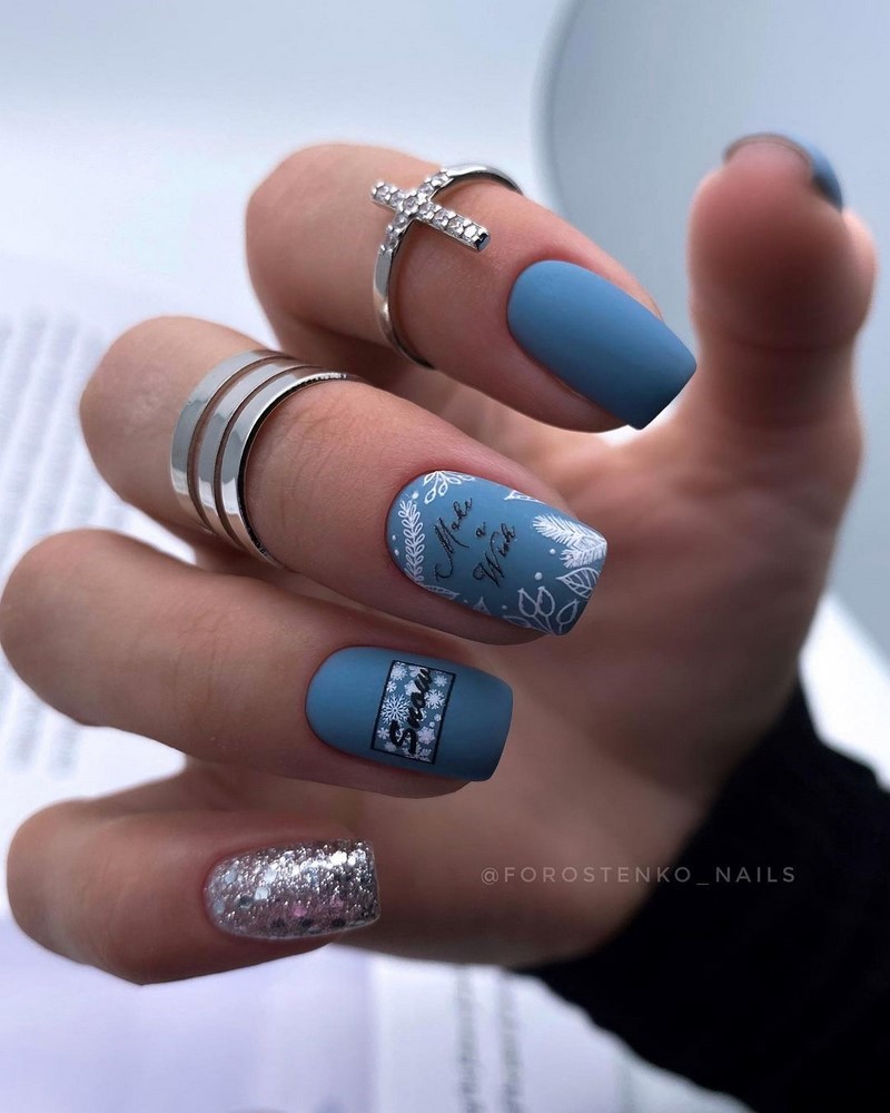 Рисунки в дизайне ноготков осень-зима 2026-2027: фото нейл-арта