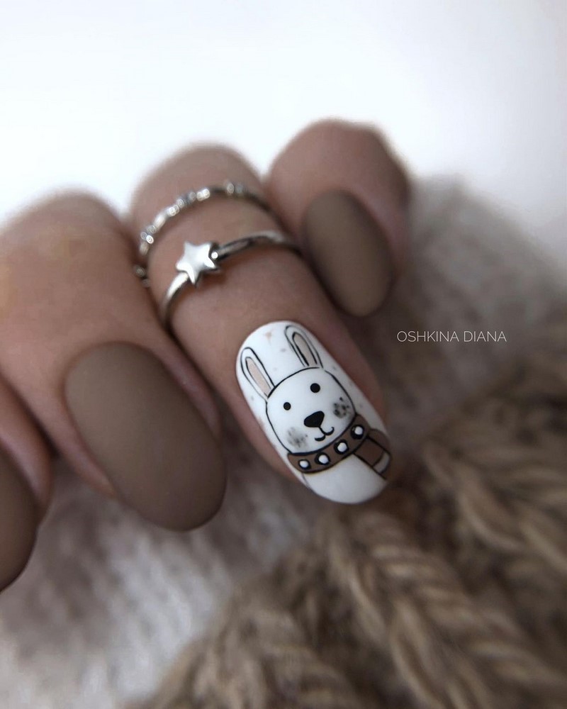 Рисунки в дизайне ноготков осень-зима 2026-2027: фото нейл-арта