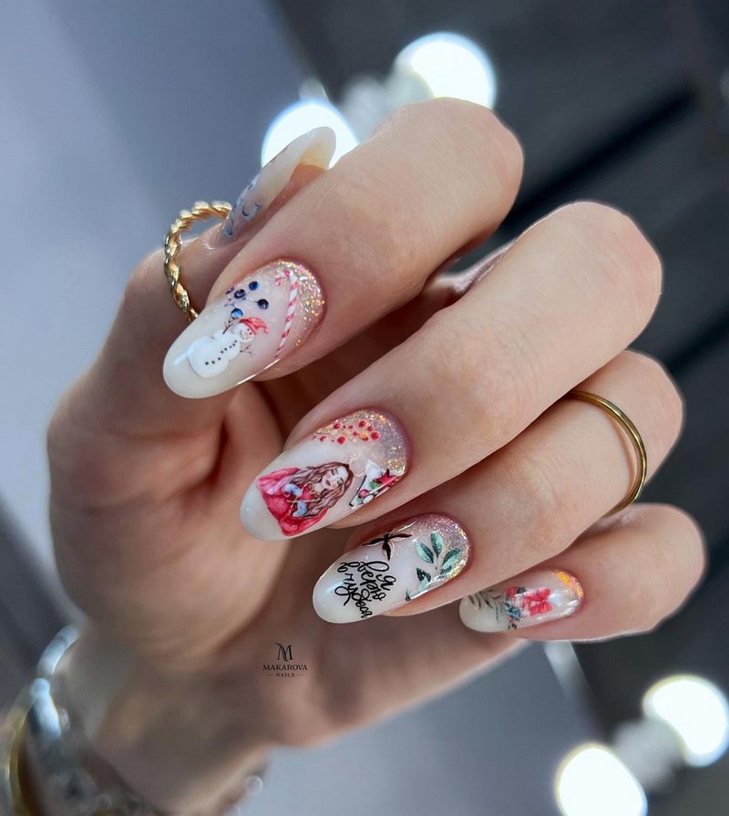 Новогодний маникюр 2027: креативные идеи нейл-дизайна