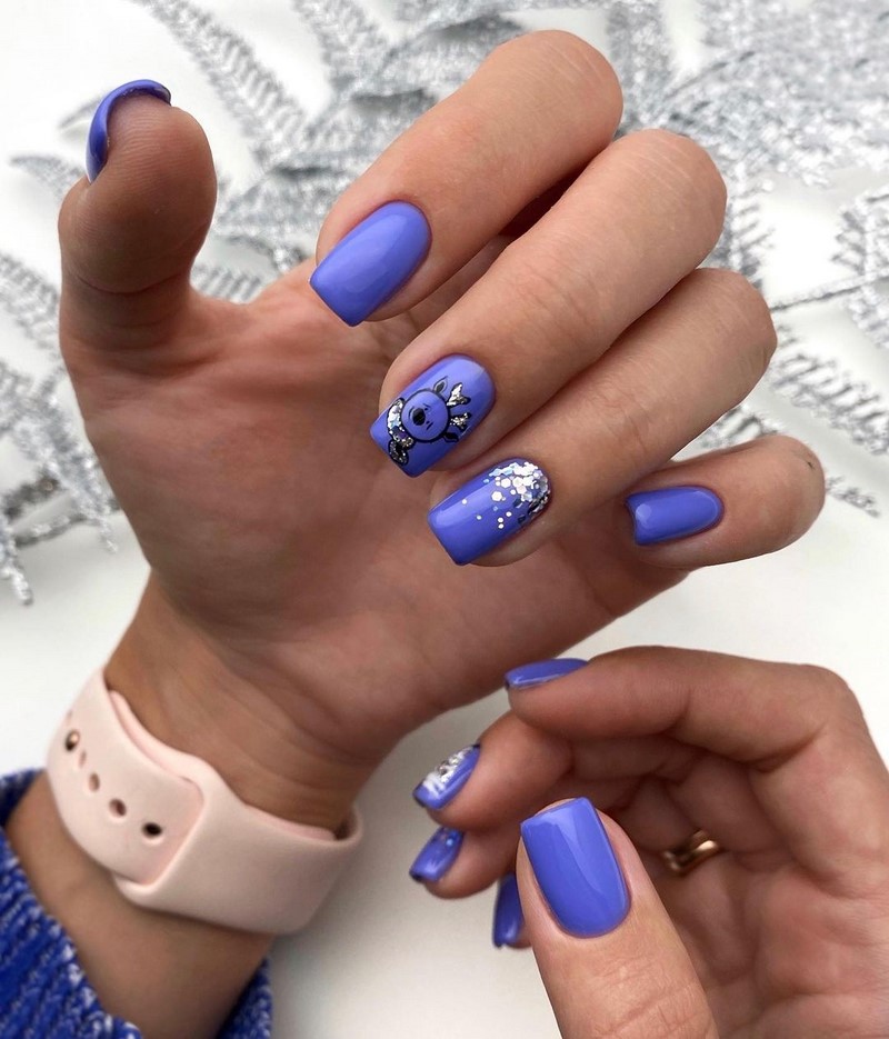 Роскошный новогодний маникюр 2027 года: фото, идеи маникюра на Новый год