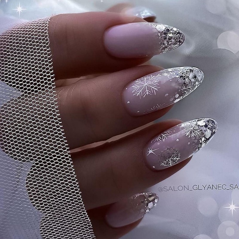 Роскошный новогодний маникюр 2027 года: фото, идеи маникюра на Новый год