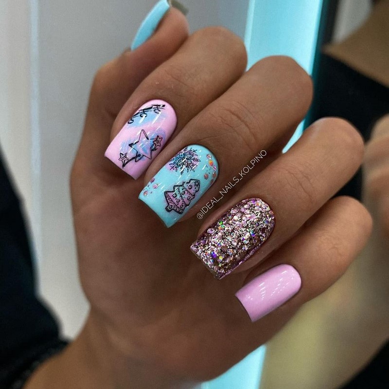 Новогодний маникюр 2027: креативные идеи нейл-дизайна