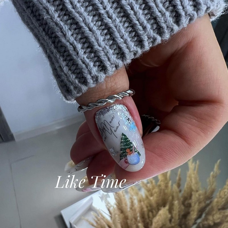 Новогодний маникюр 2027: креативные идеи нейл-дизайна