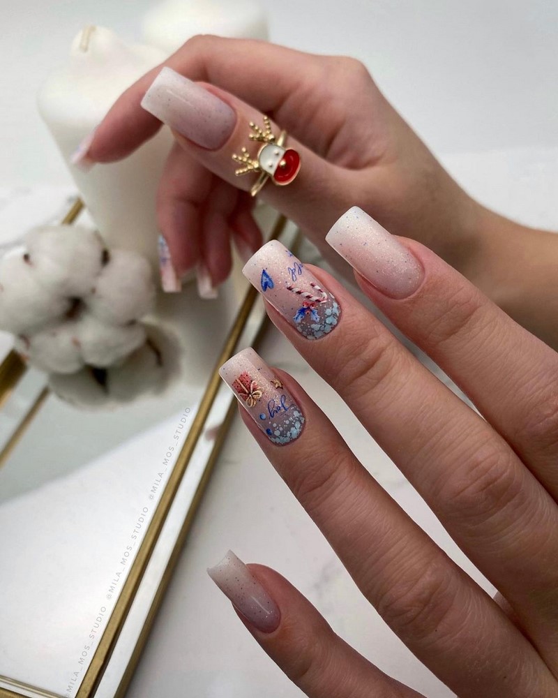 Новогодний маникюр 2027: креативные идеи нейл-дизайна