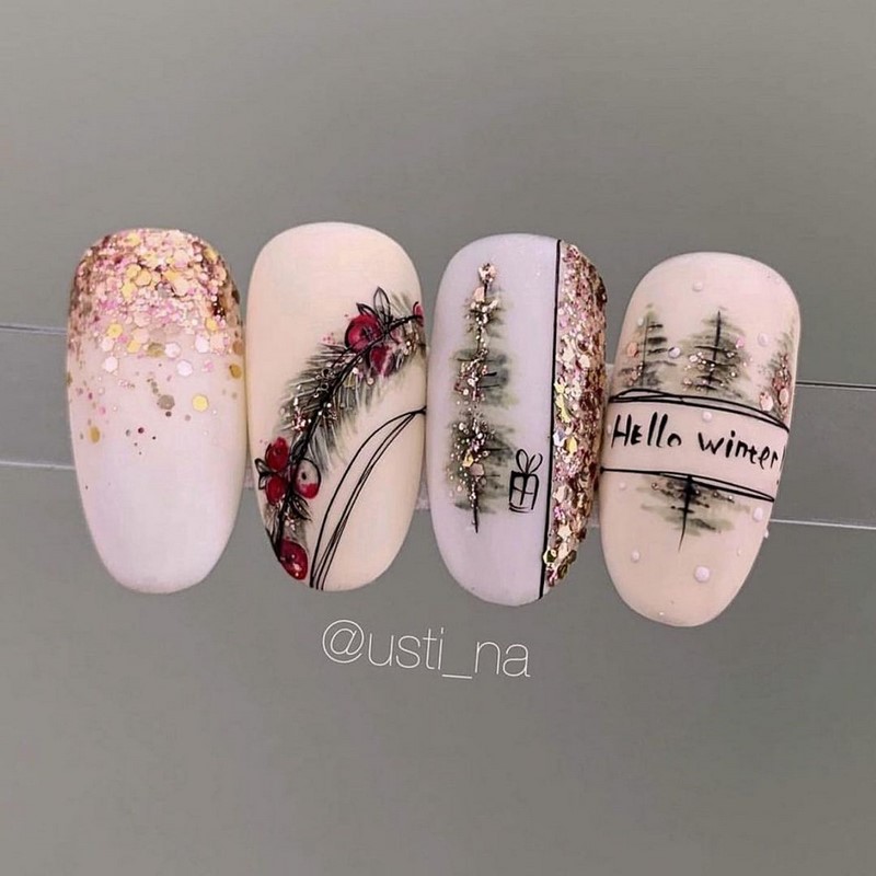 Новогодний маникюр 2027: креативные идеи нейл-дизайна