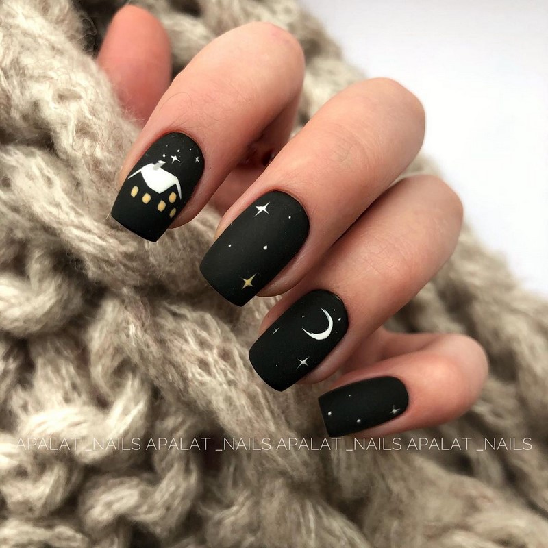 Зимний маникюр с рисунком 2026-2027: креативные тенденции зимнего нейл-арта