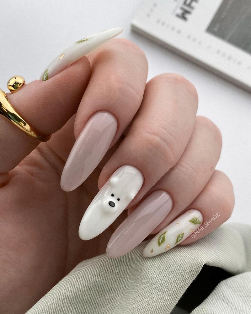 Зимний маникюр с рисунком 2026-2027: креативные тенденции зимнего нейл-арта