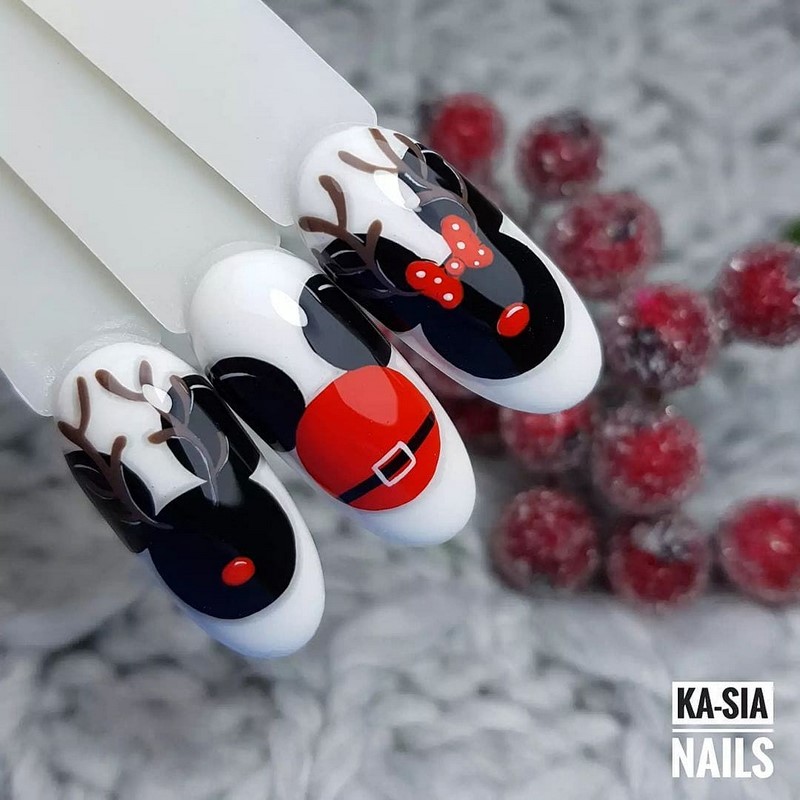 Зимний маникюр с рисунком 2026-2027: креативные тенденции зимнего нейл-арта