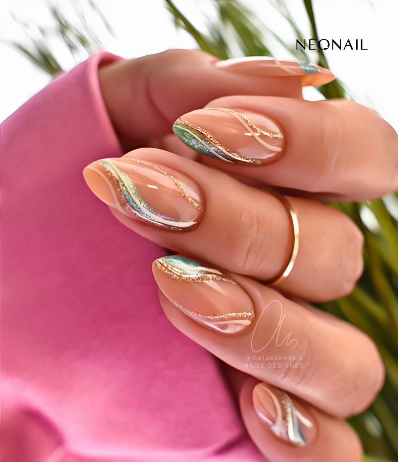 Модный новогодний маникюр 2027 – тренды дизайна на фото