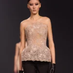 Кружевной корсетный топ Elie Saab — образ на корпоратив 2027